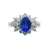 Ring - Oval 1.54 ctw Tanzanite and 0.92 ctw diamonds in 14K White Gold