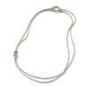 John Hardy Love Knot Necklace – Silver 1.8MM - 18" to 24"