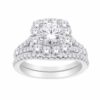 Ring - Bridal Set 2.00 ctw diamonds in 14k white gold