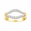 Ring – Jacket 0.25 cwt diamonds in 14K Yellow Gold