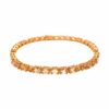 Bracelet – Oval 7.85 ctw Morganite and 0.09 ctw diamonds in 14K Rose Gold