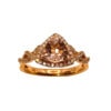 Ring – Trillion 1.00 ctw Morganite and 0.31 ctw Diamonds in 14K Rose Gold