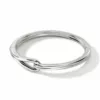 John Hardy Surf Hinged Bangle - Silver 12.5MM - Large