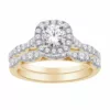 Ring - Bridal Set 0.50 ctw diamonds in 10k Yellow gold