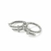 John Hardy Spear Earring - Hoop in Silver with White Diamonds 17MM - Small