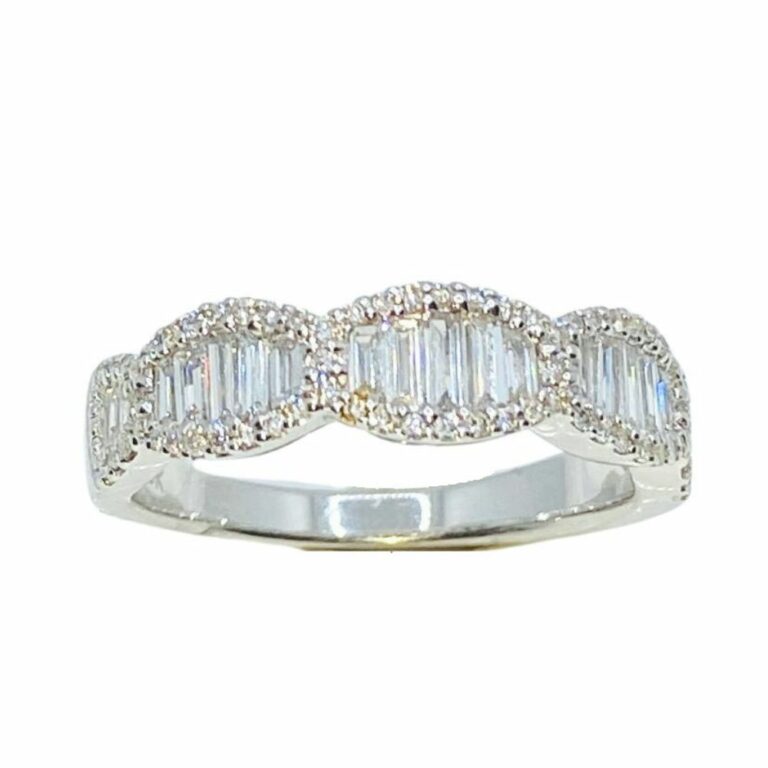 Ring Fancy - Baguette Band 0.70 Cwt. diamonds in 14K Gold 1