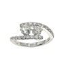 Ring Fancy - Two Stone Band 0.98 Cwt. diamonds in 14K Gold