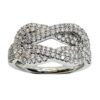 Ring Fancy – Knot Band 0.86 Cwt. diamonds in 14K Gold