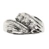 Ring Fancy - Three Stone Baguette 0.50 Cwt. diamonds in 14K Gold