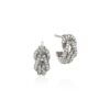 John Hardy Love Knot Earring - Silver with Diamonds