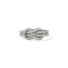 John Hardy Love Knot Ring - Silver with Diamonds - Size 7