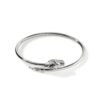 John Hardy Naga Cuff - Silver with Blue Sapphire  8.5MM - Medium