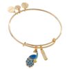 Alex and Ani 'Serenity' Peacock Duo Charm Bangle