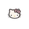 Ring - Hello Kitty in Silver with 0.30 ctw of Black Diamonds and Pink Sapphire