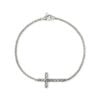 John Hardy Essential Bracelet - Cross in Silver 2MM - Medium