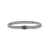 John Hardy Icon 2 Bracelet - Silver 5MM with Black Sapphire - Small