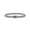 John Hardy Icon 2 Bracelet - Silver 5MM with Blue Sapphire - Medium