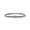John Hardy Icon 2 Bracelet - Silver and 14K Gold 5MM - Medium