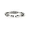 John Hardy Dot Flex Cuff - Silver 8MM - Medium
