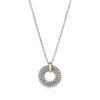 John Hardy Icon Link Pendant Necklace – Silver and 14k Yellow Gold 2MM - 16" to 18"