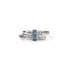 John Hardy Spear Ring - Silver 2.6MM x 7.8MM with Blue Sapphire - Size 7