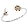 Alex and Ani Sunflower & Bee Flex Cuff