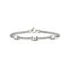 John Hardy Icon Stud Bracelet - 3 Station in Silver 2.5MM Chain - Medium