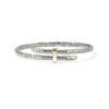 John Hardy Spear Flex Cuff - Silver and 14K Gold  4MM - Medium