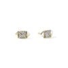 John Hardy Icon Stud Earrings - 14K Gold 5MM with Diamonds