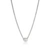 John Hardy Lovestruck™ Rolo Chain Necklace - Silver with 0.75TCW JH Lovestruck™ Diamond - 16" to 18"