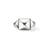 John Hardy Icon Stud Ring - Silver 11.5MM - Size 7