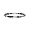 John Hardy Lovestruck™ Bracelet - Silver Heishi with Black Onyx and 1.0TCW JH Lovestruck™ Diamond - Medium