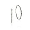 John Hardy Essential Earring - Hoop in Silver 39MM - Large