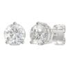 Earrings - Round Studs 1.00 ctw Lab Grown Diamonds in 14K White Gold