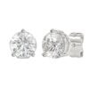 Earrings - Round Studs 1.5 ctw Lab Grown Diamonds in 14K White Gold