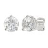 Earrings - Round Studs 2.00 ctw Lab Grown Diamonds in 14K White Gold