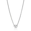 John Hardy Lovestruck™ Rolo Chain Necklace - Silver with 1.25TCW JH Lovestruck™ Diamond - 16" to 18"