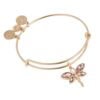 Alex and Ani Crystal Dragonfly Bangle Bracelet