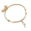 Alex and Ani Seahorse Charm Bangle Bracelet