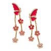 Alex and Ani New York Botanical Garden® 2-in-1 Butterfly Statement Earrings