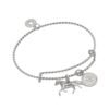 Alex and Ani Horse Rope Textured Charm Bangle Bracelet