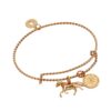 Alex and Ani Horse Rope Textured Charm Bangle Bracelet