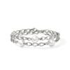 John Hardy Surf Bracelet - Wrap in Silver 5MM with Pearls - Medium