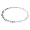 John Hardy Surf Necklace - Silver 12.5MM with Pearl - 18"