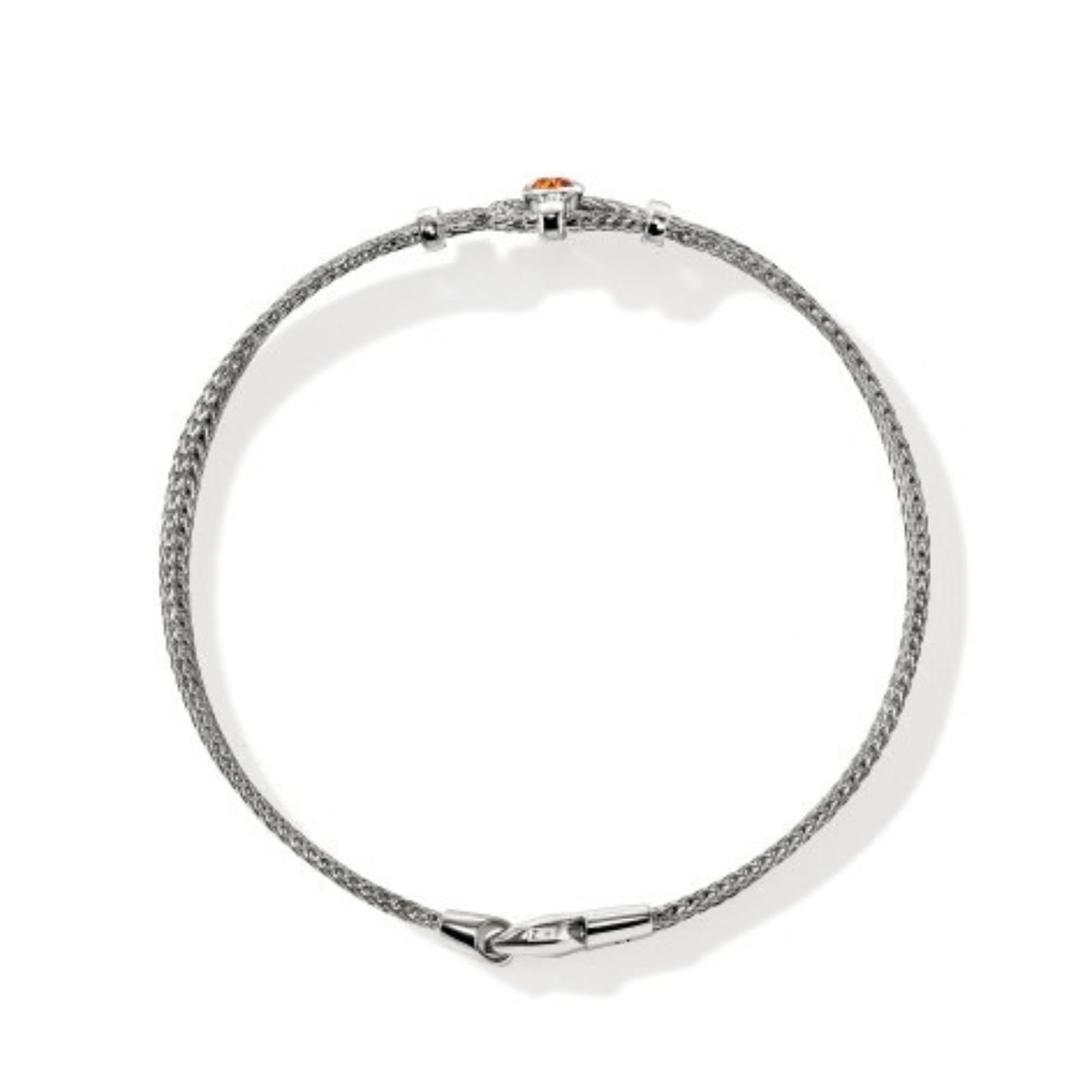 John Hardy Icon Gem Bracelet - Silver 3.6MM With Orange Citrine - Medium 4 John Hardy Icon Gem Bracelet - Silver 3.6MM With Orange Citrine - Medium - Image 4