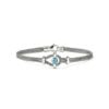 John Hardy Icon Gem Bracelet - Silver 3.6MM With Swiss Blue Topaz - Medium