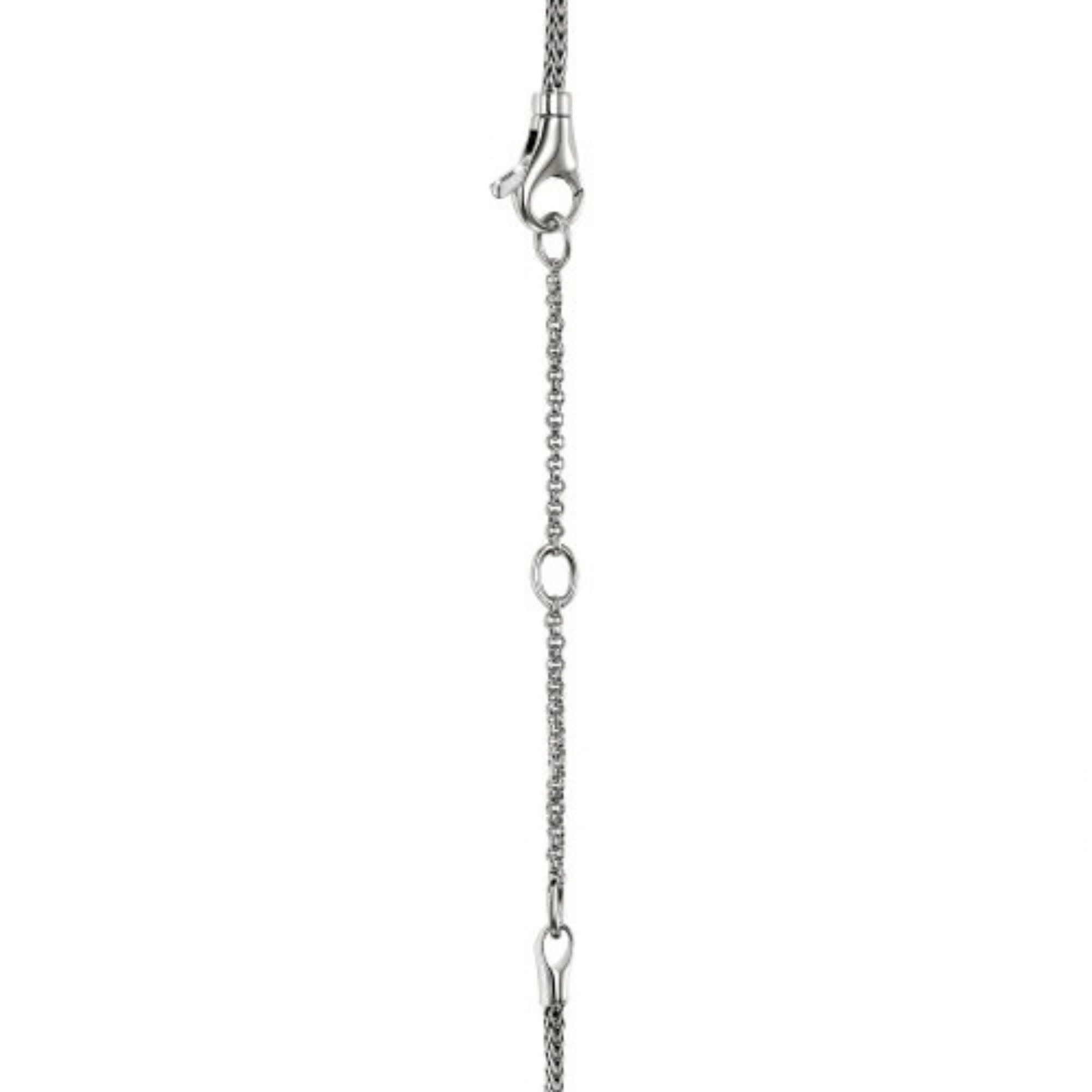 John Hardy Icon Gem Necklace - Silver 1.8MM With Swiss Blue Topaz 5 John Hardy Icon Gem Necklace - Silver 1.8MM With Swiss Blue Topaz - Image 5
