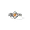 John Hardy Icon Gem Ring - Silver 4MM With Orange Citrine